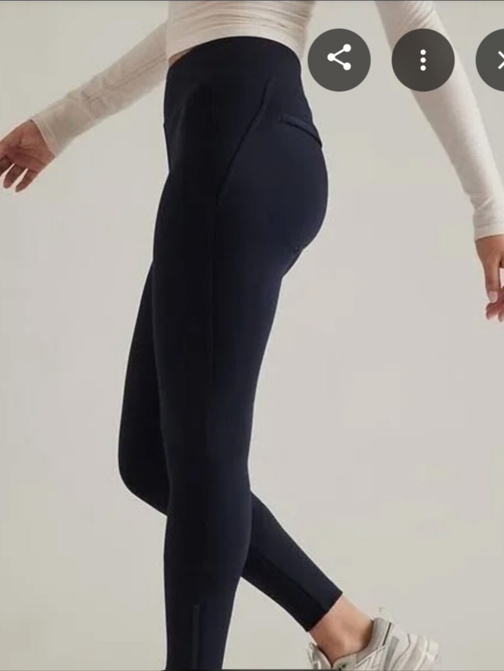 Athleta Skyline Delancey Tights Blue Medium